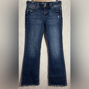 KanCan Midnight Blue Wide Leg Jeans